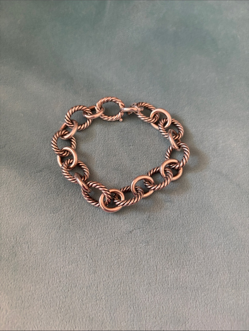 David Yurman silver link bracelet